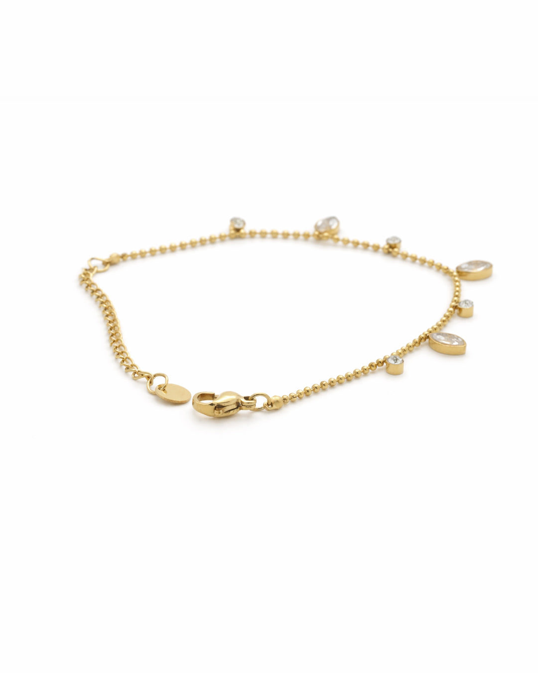 Crystal Dew Gold Plated Bracelet