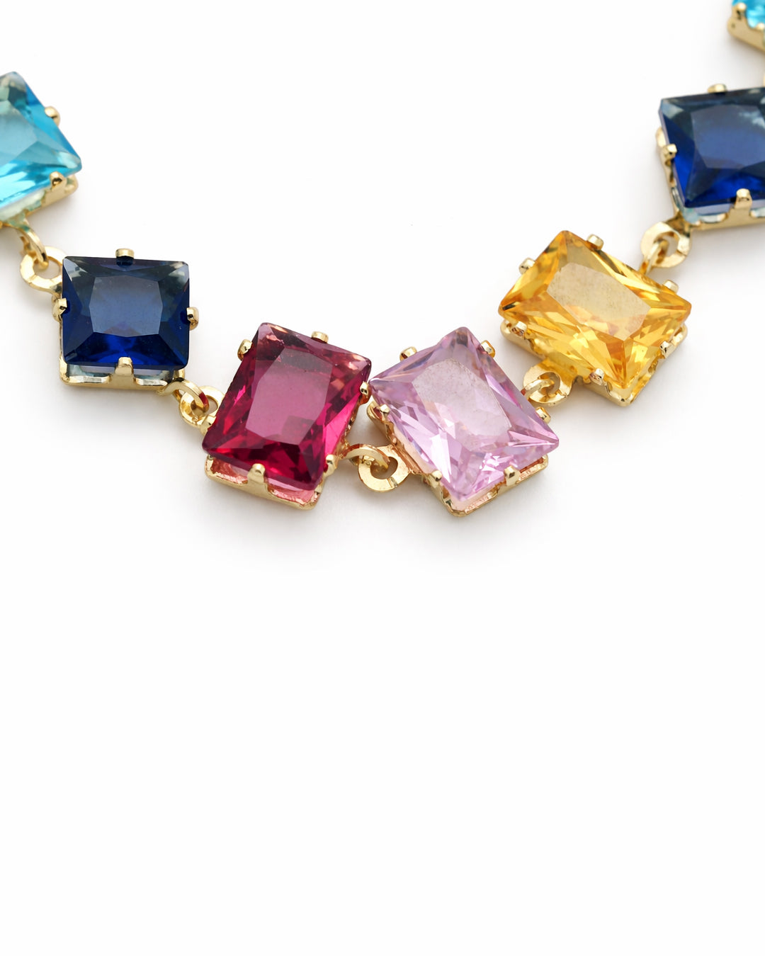 Rainbow Prism Gold Plated Bracelet