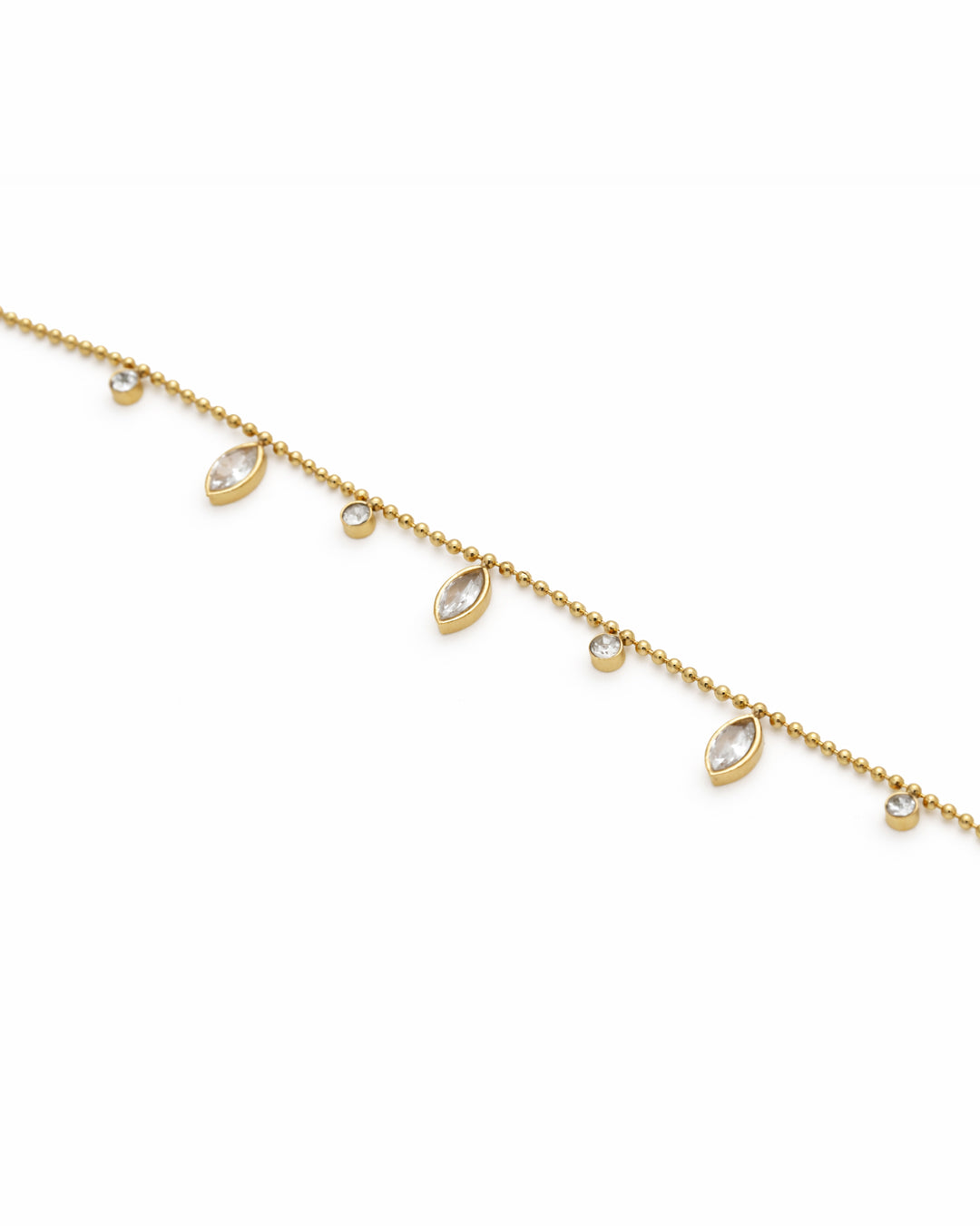 Crystal Dew Gold Plated Bracelet
