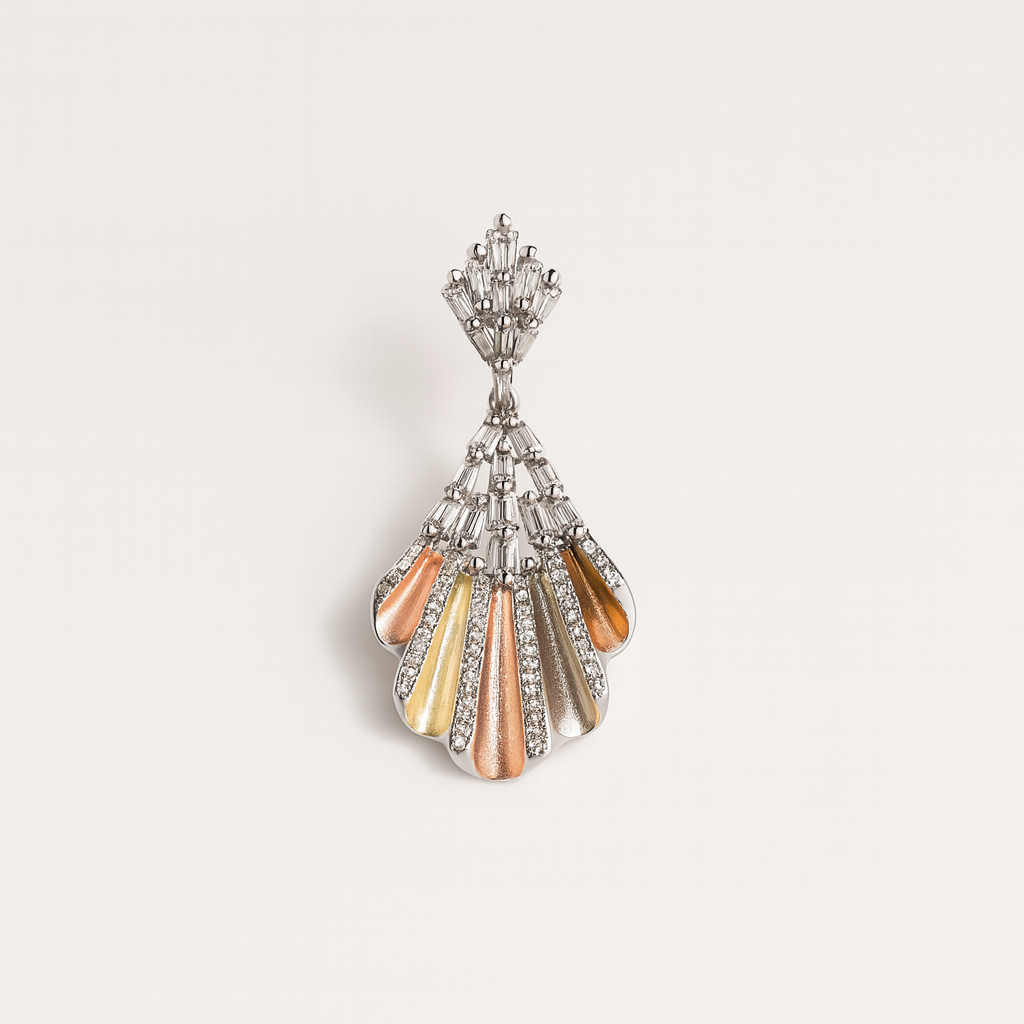 Celestial Fan Silver 925 Pendant