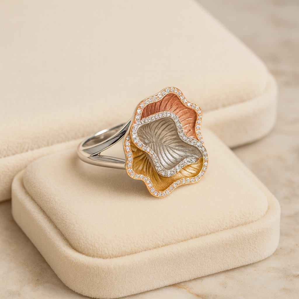 Whisper Petal Silver 925 Ring