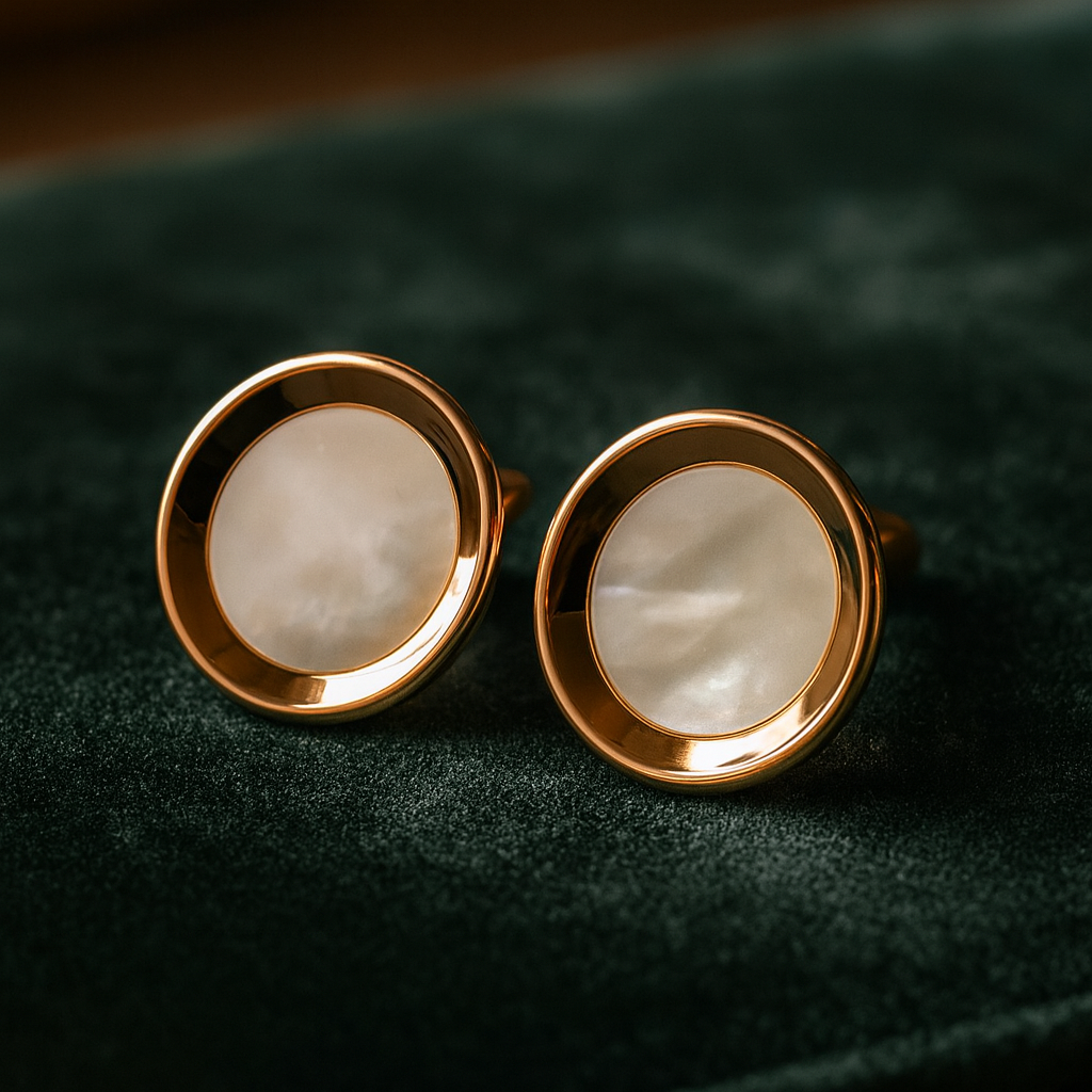 Silver Ivory Halo Earrings for Women