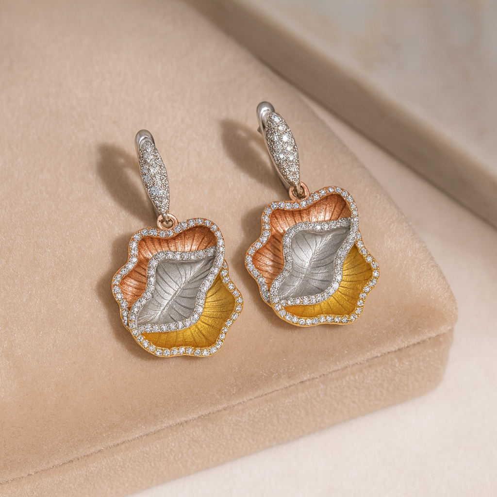 Whisper Petal Silver 925 Earrings