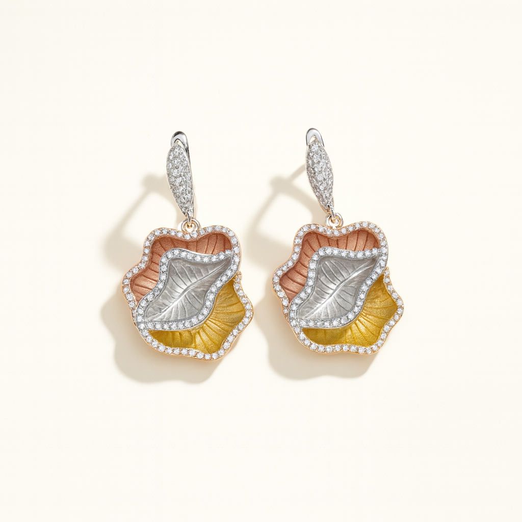 Whisper Petal Silver 925 Earrings