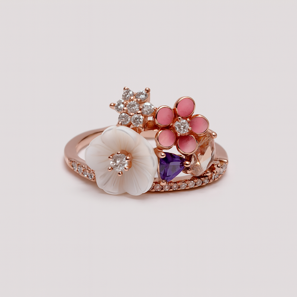 Silver Ameliora Ring for Women