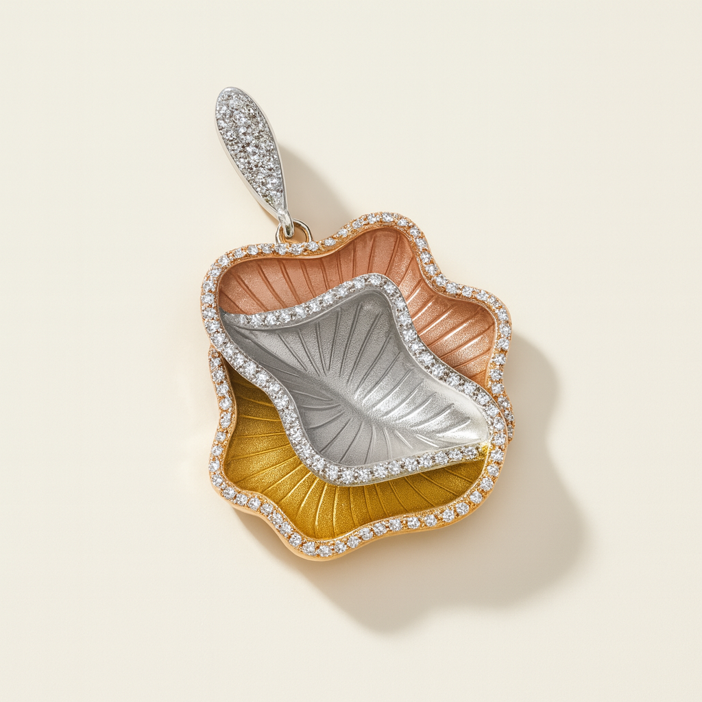 Whisper Petal Silver 925 Pendant