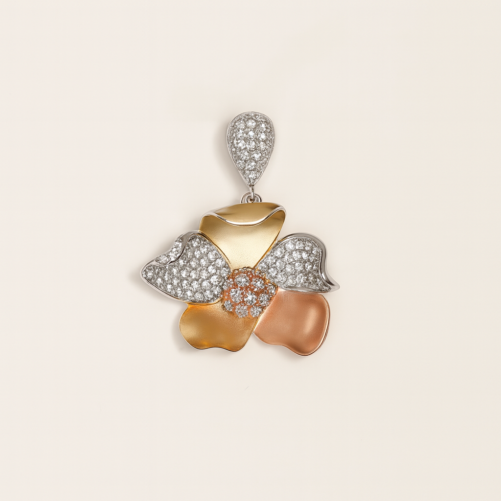 Solar Bloom Silver 925 Pendant