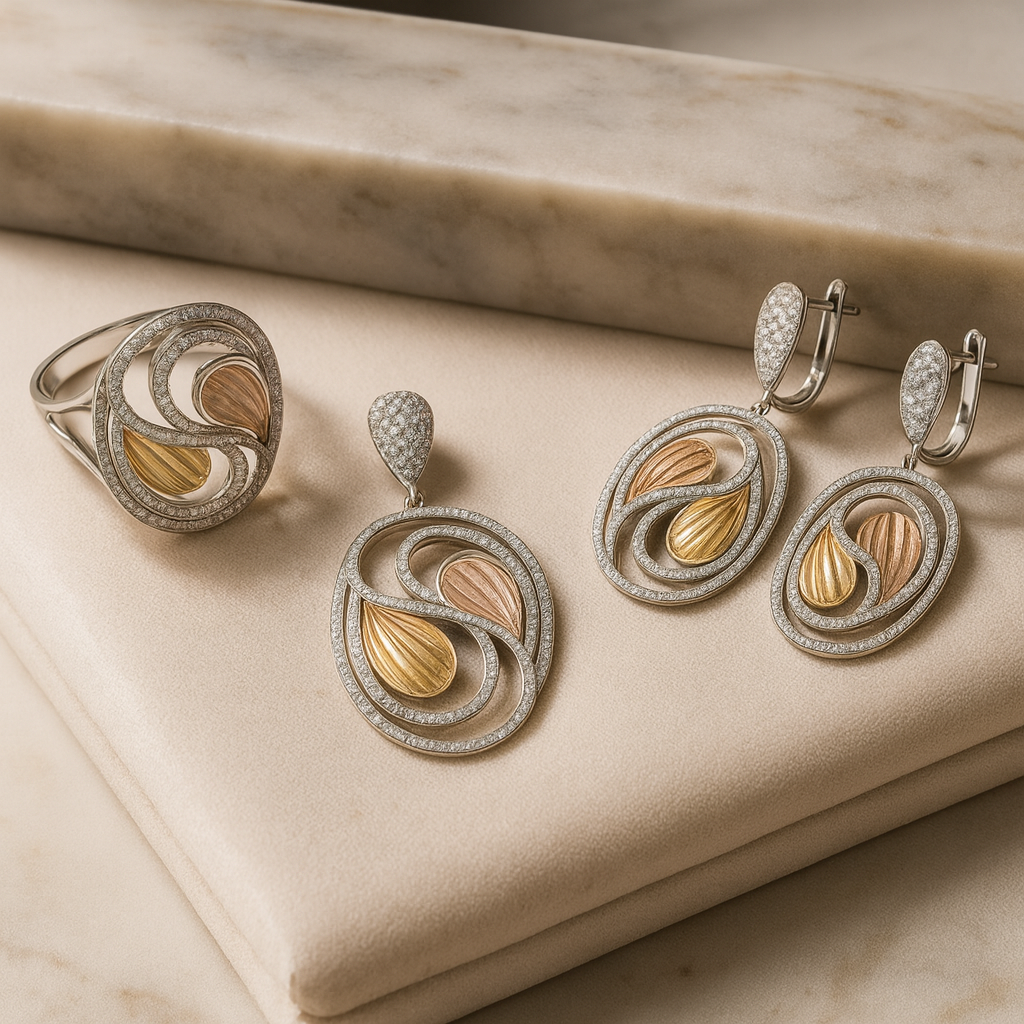 Eternal Drift Silver 925 Fine Jewelry Set