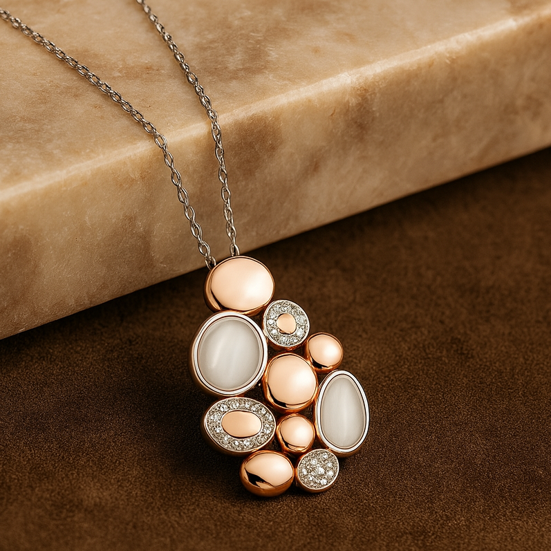 Orlina Silver 925 Chain with Pendant