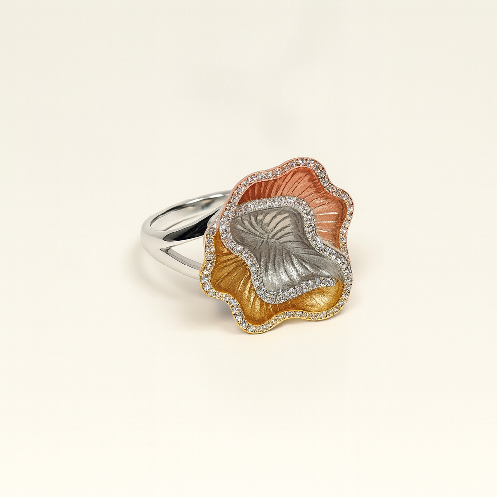 Whisper Petal Silver 925 Ring