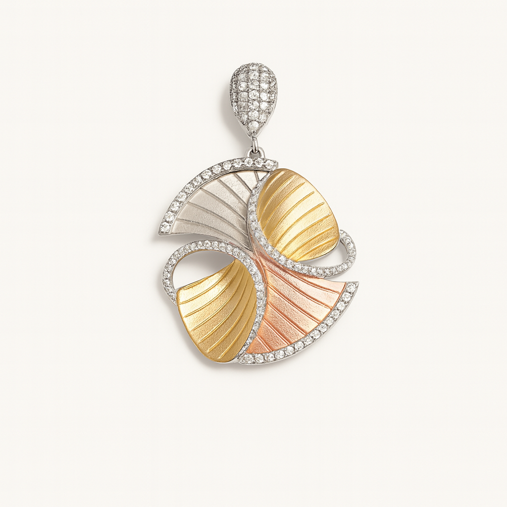 Aurora Swirl Silver 925 Pendant