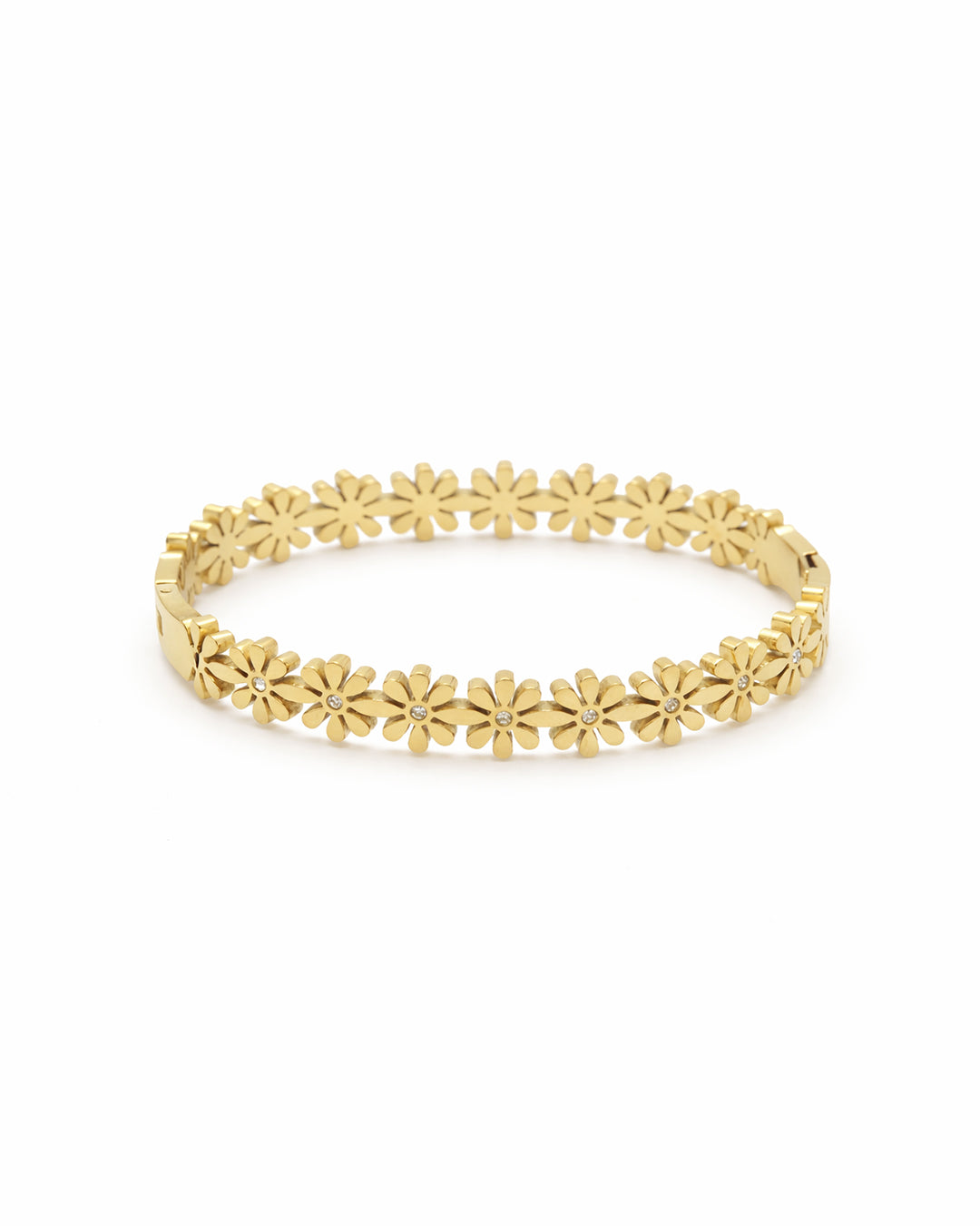 Eternal Daisy Bloom Gold Plated Kada