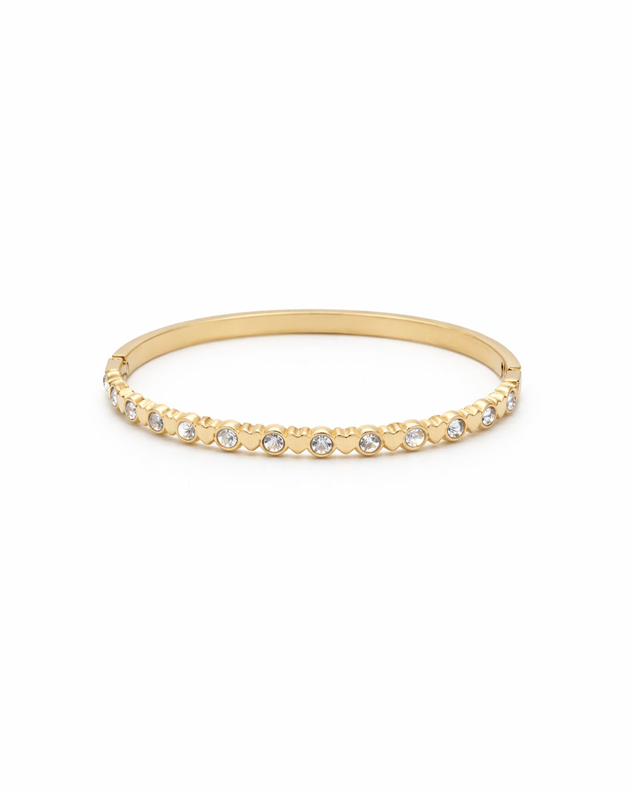 Sweetheart Crystal Bangle Kada