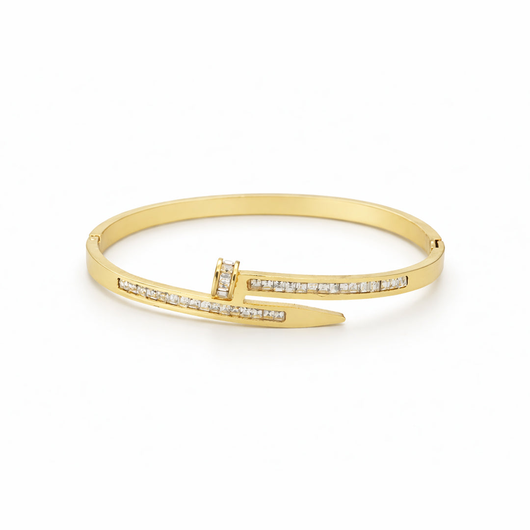 Crystal Nail Bangle Kada