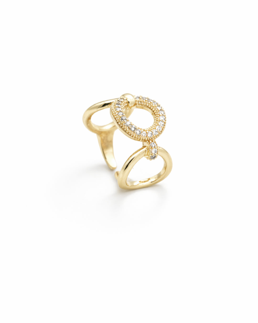 Entwine Gold Plated Ring