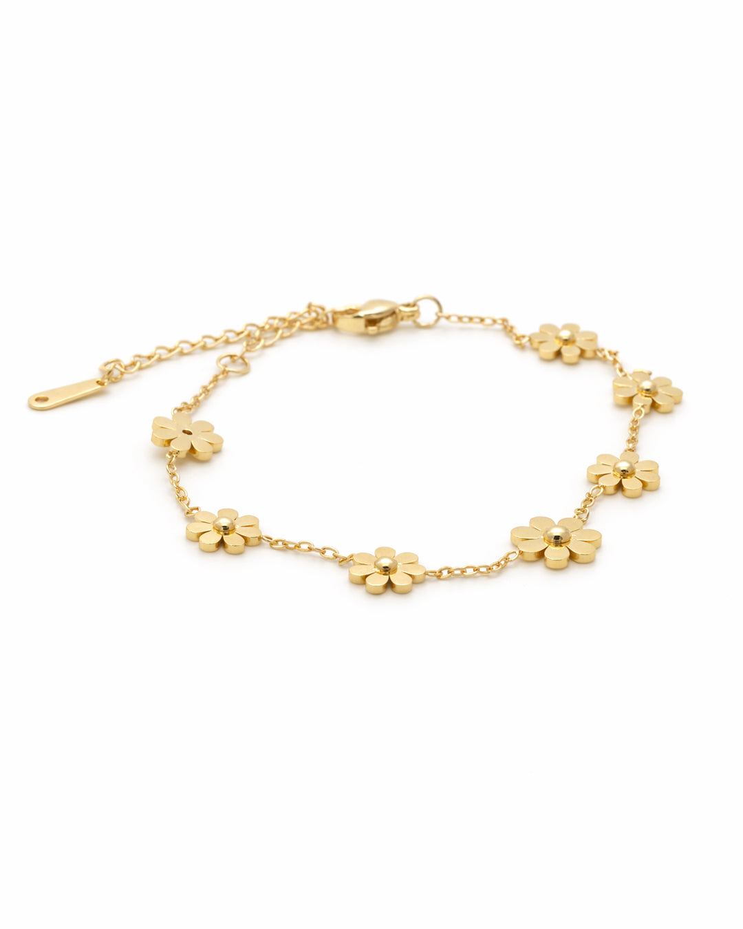 Daisy Bloom Gold Plated Bracelet