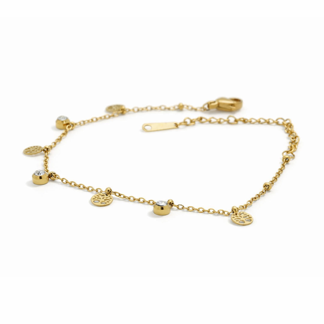 Tree of Life Gold Plated Bracelet