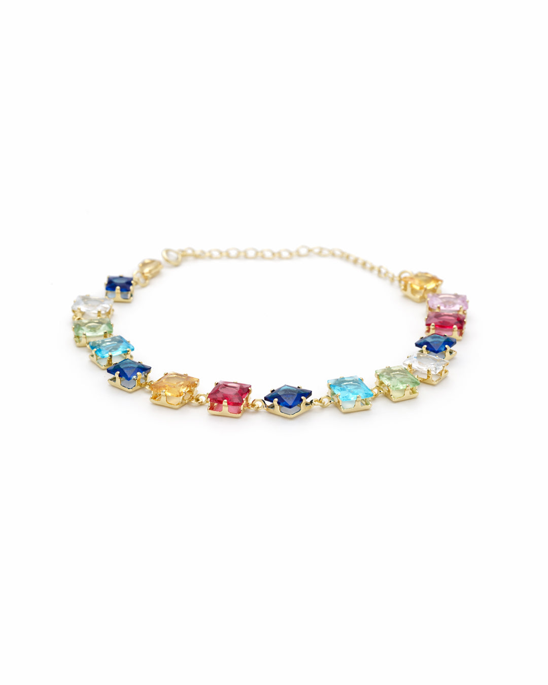 Rainbow Prism Gold Plated Bracelet