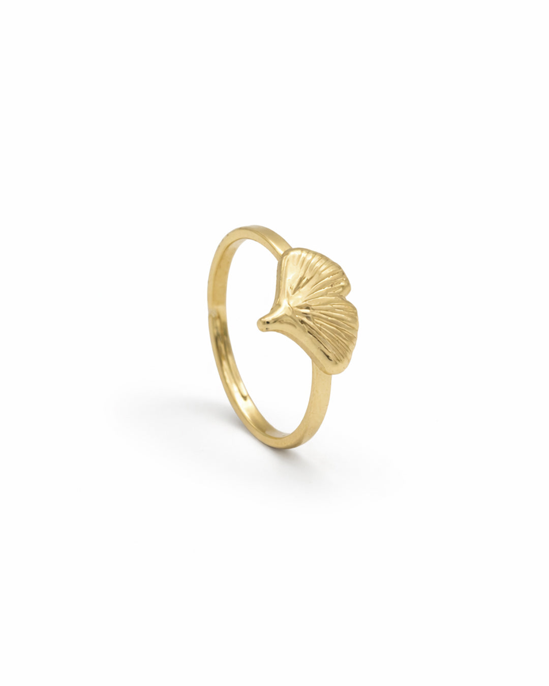 Ginkgo Gold Plated Ring