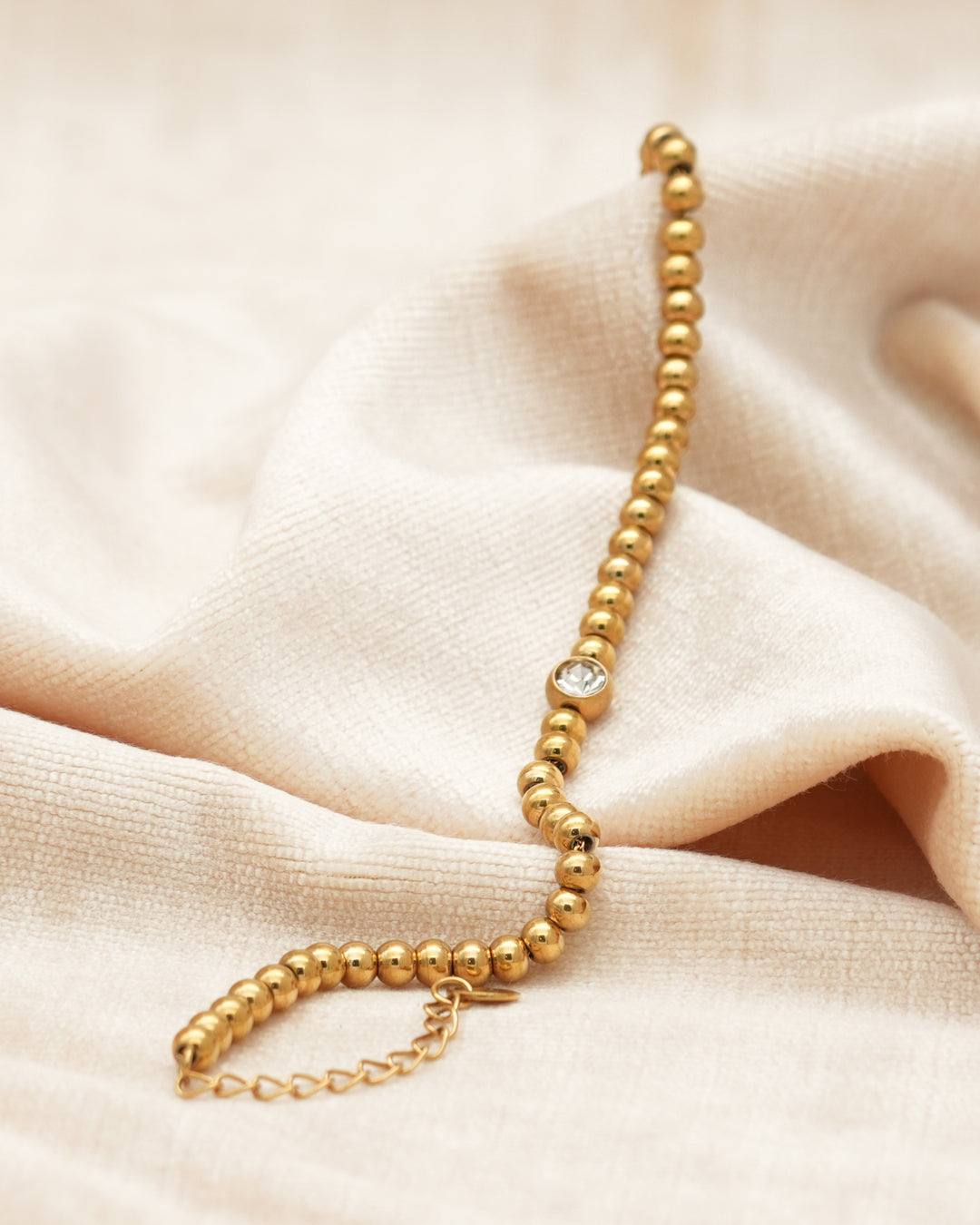 Golden Orbit Gold Plated Bracelet