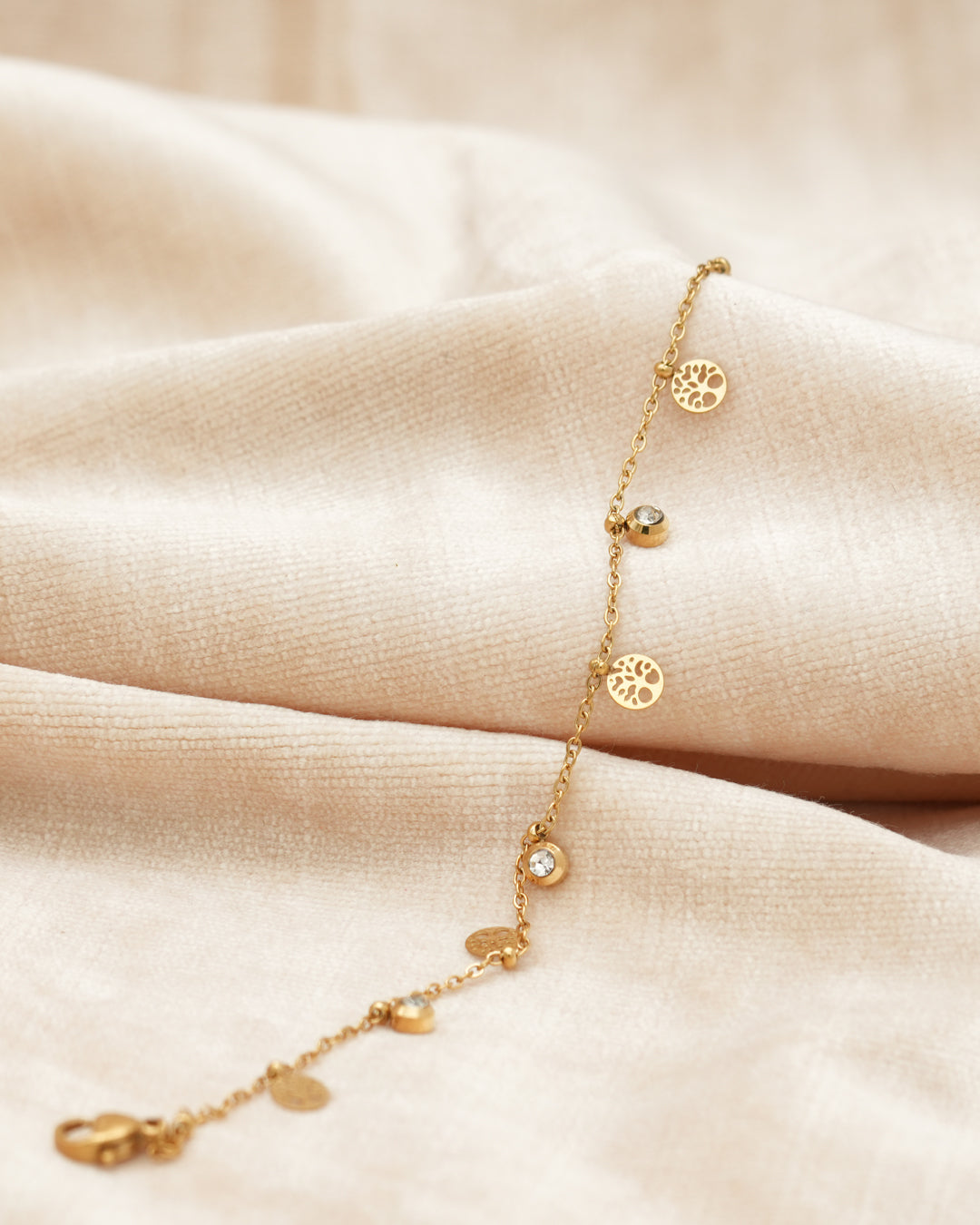 Tree of Life Gold Plated Bracelet