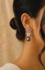Botanical Pearl Rose Gold Silver 925 Earrings