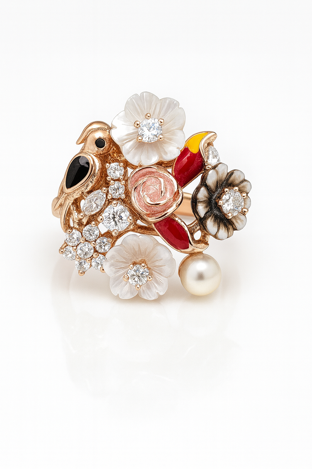 Eternal Muse Ring – Pure Silver 925 with Artistic Detailing