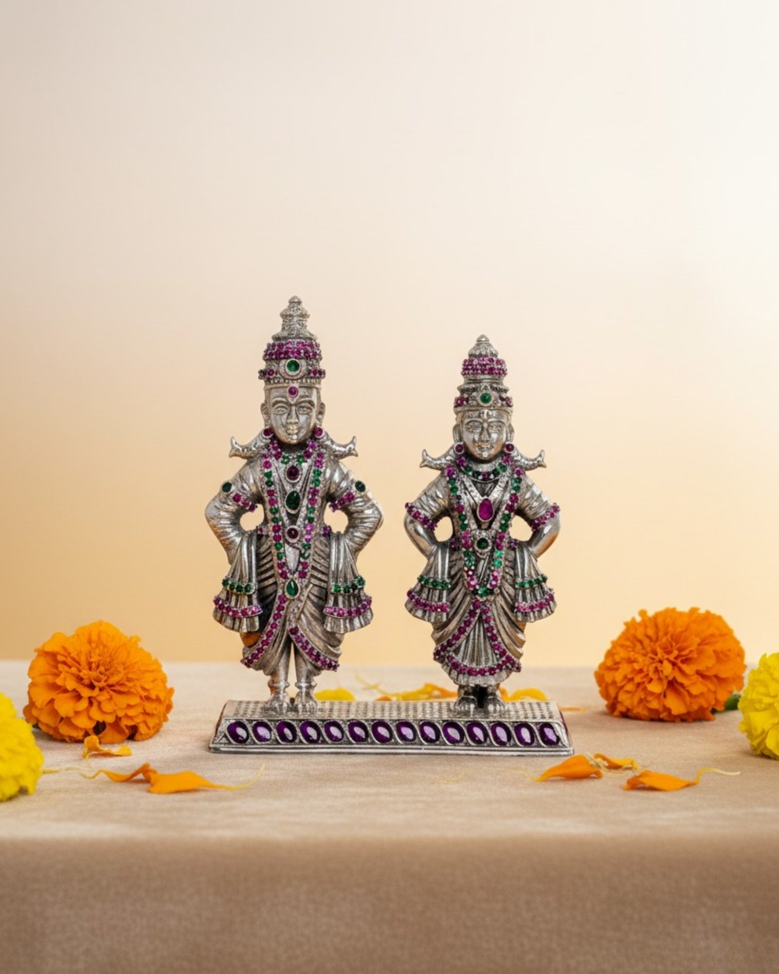 Vittala Rukmini Silver 925 Idol — 3 Inch