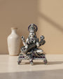 Paata Maa Saraswati Idol in 925 Silver (Leg Down)